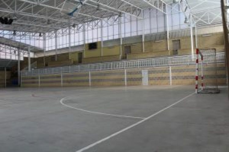 Interior Polideportivo de Turón de Mieres