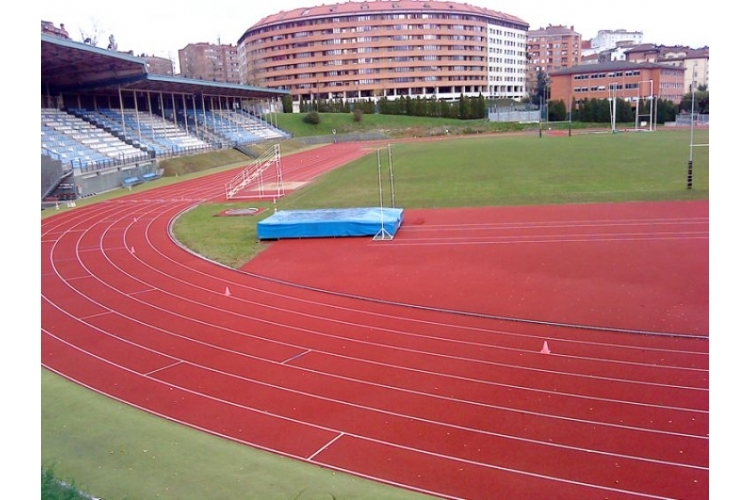 Pistas de atletismo del Complejo Deportivo San Lázaro de Oviedo